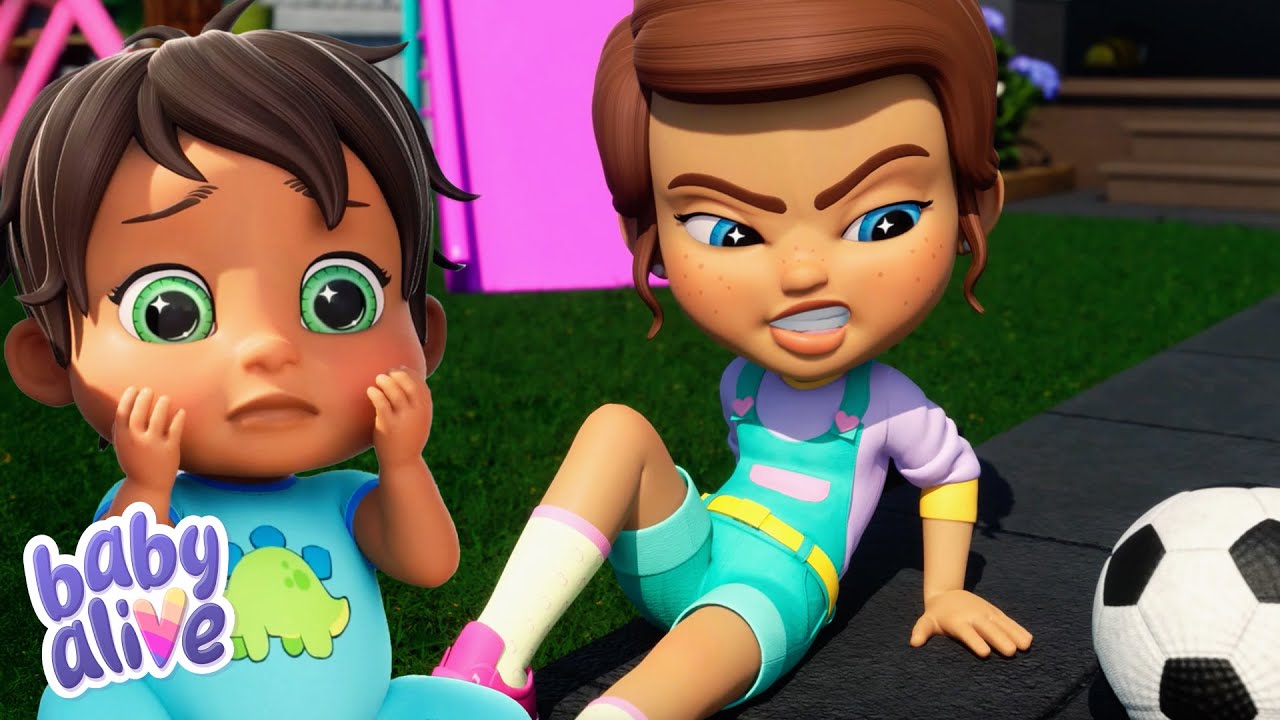 Charlie Gets A Boo Boo! 😱⚽️ Baby Alive Dolls 🐣 Cartoons for Kids 🍼 Playtime Adventures #babyalive