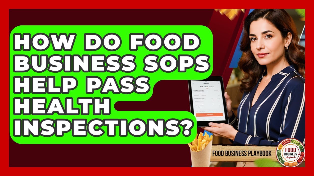 How Do Food Business SOPs Help Pass Health Inspections? - Food Business Playbook