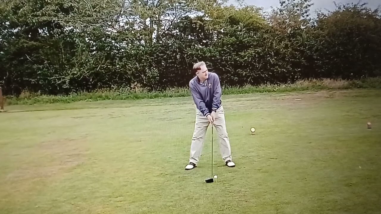 Same golfer same hole 40 years apart.