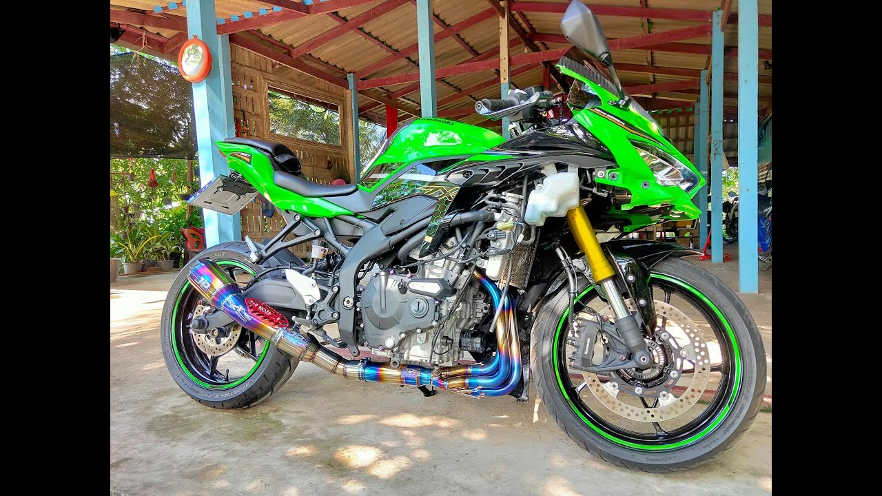 เปลี่ยนท่อฟลูด้วยตัวเอง - JP Racing exhaust sound full system for Zx25r #EP.1