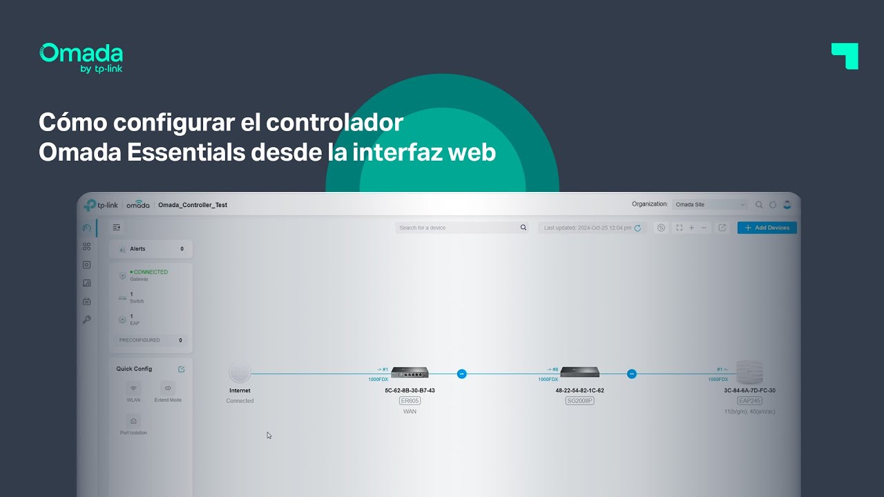 Cómo configurar el controlador Omada Essentials desde la interfaz web