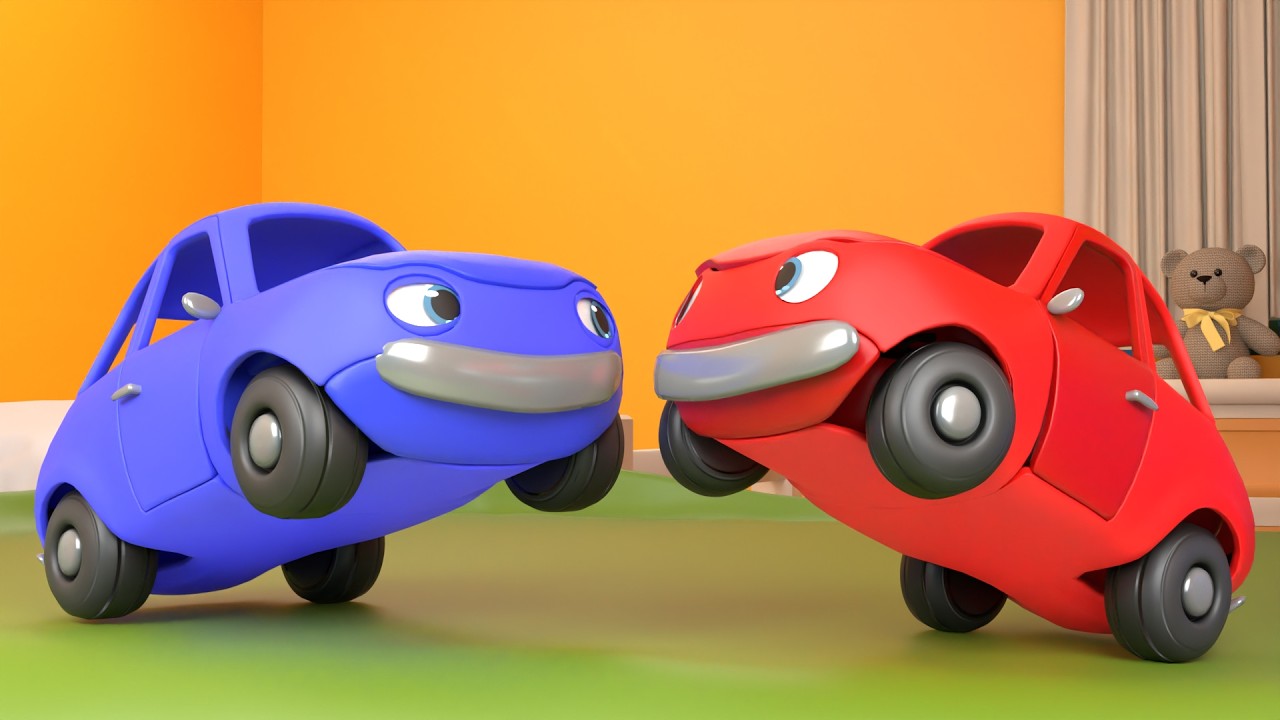 Learn Counting & Colors with Little Cars 🚗 | Educational Cartoon for Children | Kids Songs 🎶