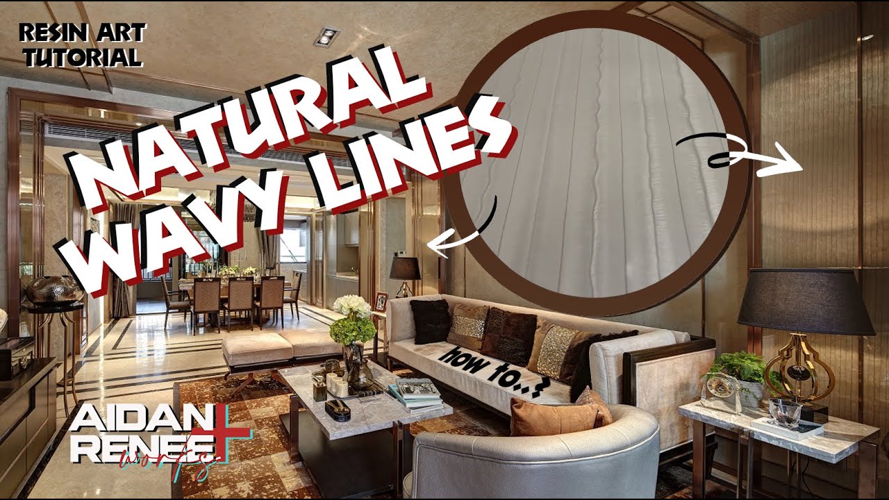 NATURAL WAVY LINES using epoxy resin?? Is that possible?? Pattern Tutorial - Factory Style (3m long)