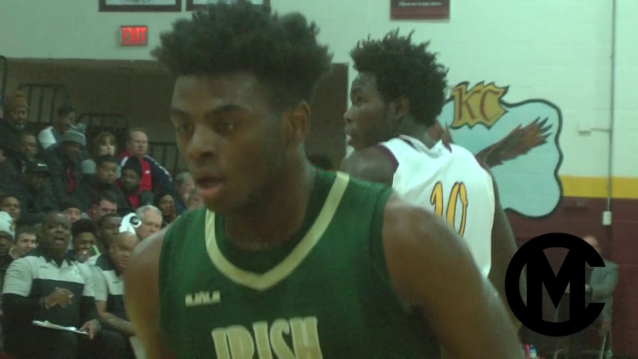 Kennedy Catholic's Oscar Tshiebwe 25 pts 20 rebs in win Vs. St Vincent St Mary 2k19