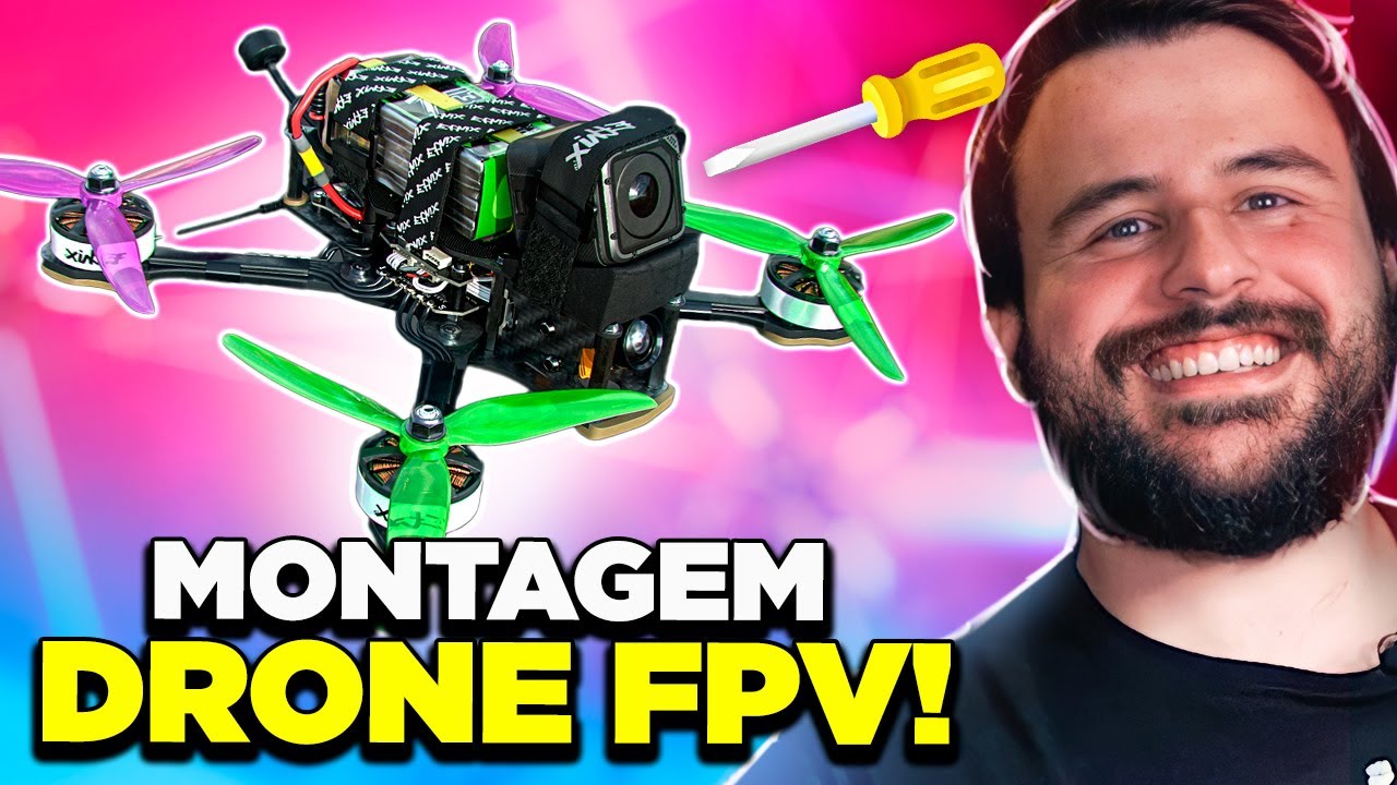 COMO MONTAR DRONE FPV DO ZERO - Passo a Passo