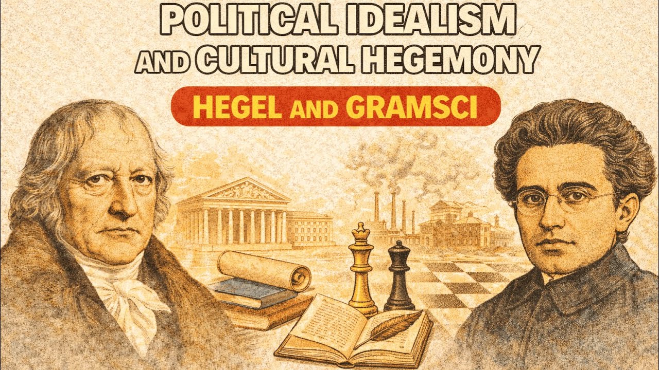 📜Political Idealism and Cultural Hegemony: Hegel and Gramsci | Political Science | UGC NET | NET JRF