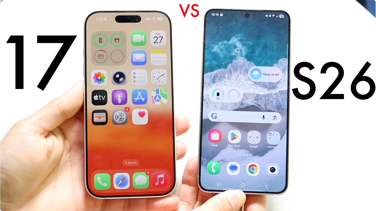 Samsung Galaxy S26 Vs iPhone 17! (Quick Comparison)
