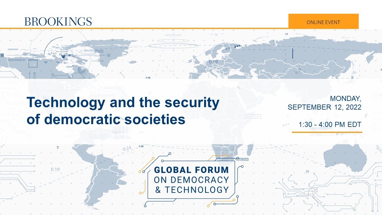 Technology and the security of democratic societies