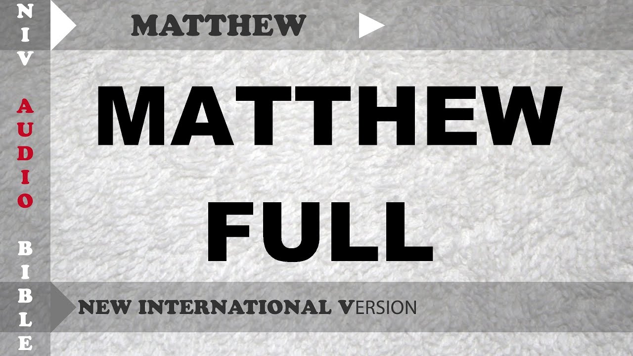 The Holy Bible : MATTHEW FULL With English Subtitle  (New International Version )