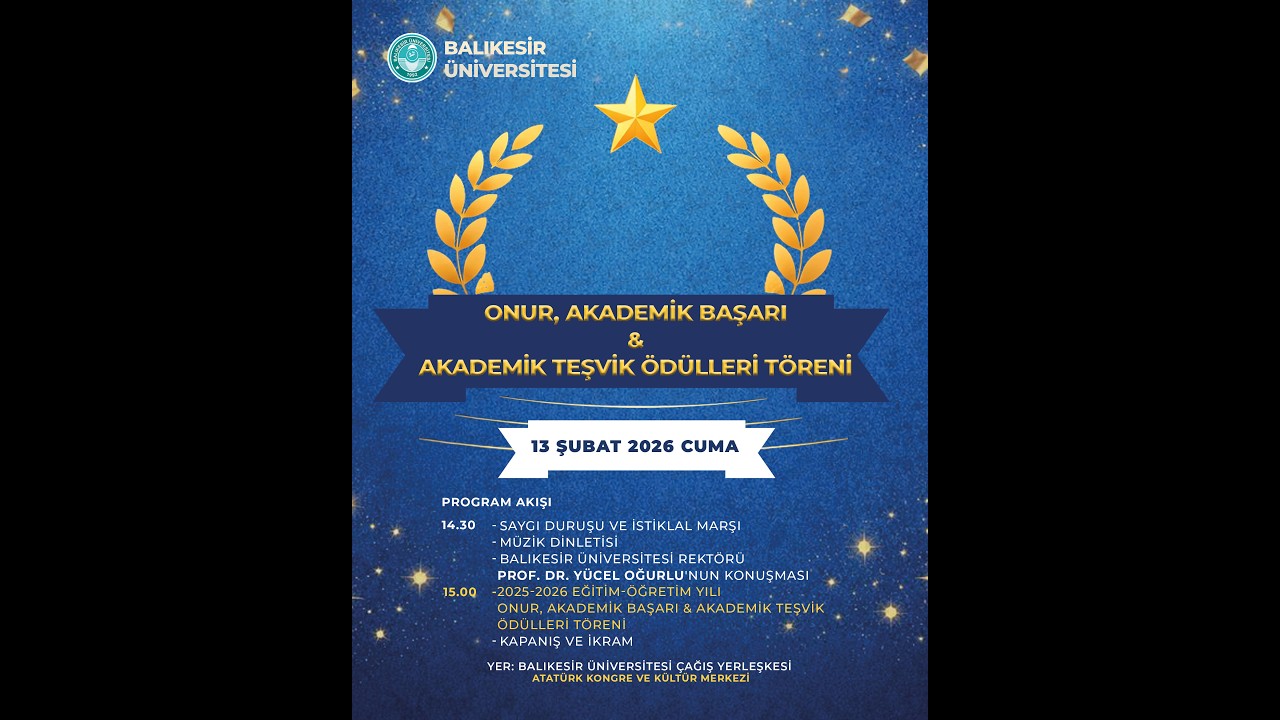BAÜN’de Akademik Gurur Günü: Başarı ve Üniversiteye Katkı Ödüllendirildi