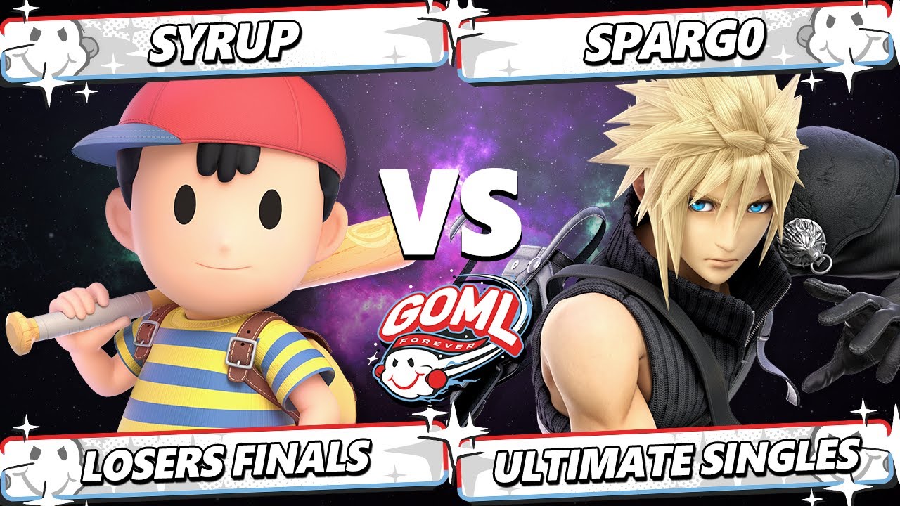 GOML 2025 LOSERS FINALS - Syrup (Steve, Ness) Vs. Spargo (Cloud) Smash Ultimate - SSBU