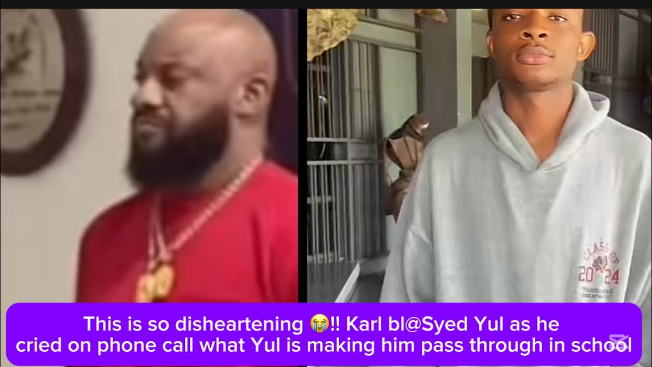 So disheartening 😭!! Karl bl@Syed Yul as he cried on phone call what Yul is making him pass through 