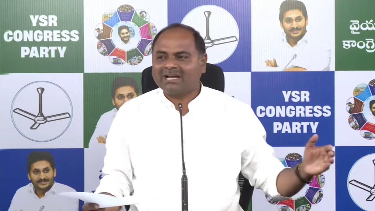 LIVE: MLA & Party State Official Spokesperson Sri Tatiparthi Chandra Sekhar Press Meet