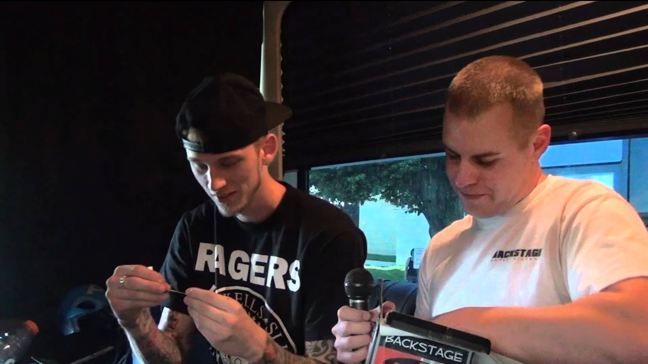 Machine Gun Kelly Interview - Omaha Civic Auditorium - Backstage Entertainment