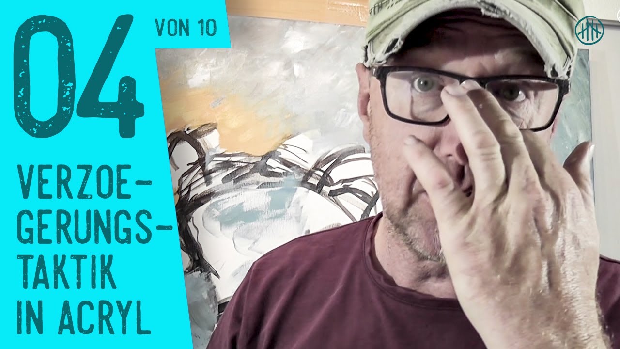Acrylmalerei - Ep 4/10 - Verzögerungstaktik // Wenn die Acrylfarbe zu schnell trocknet