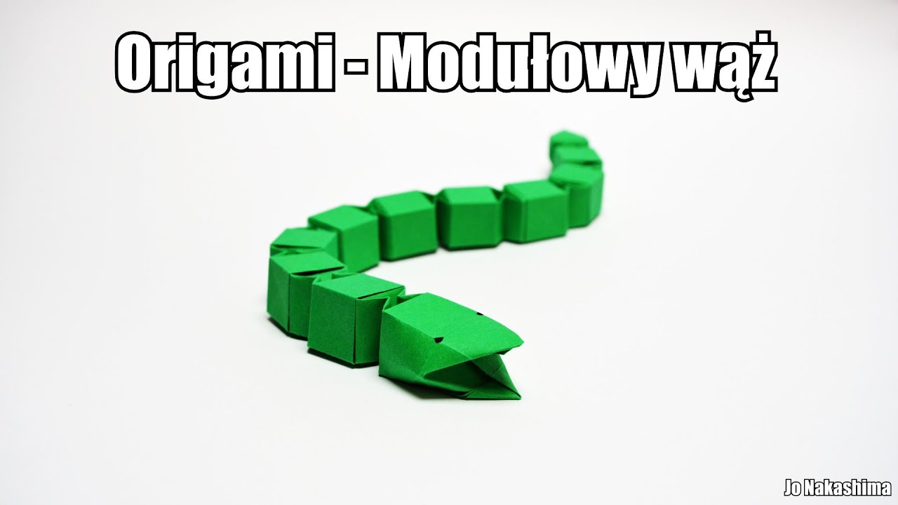 Origami - Modułowy wąż