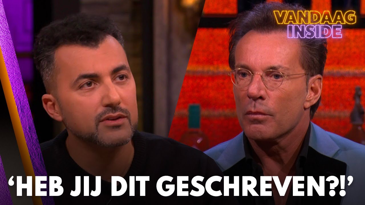 Gerard Joling hoort wat Eus in kritische columns over hem schreef: ‘Heb jij dit geschreven?!’
