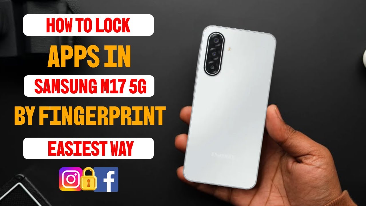 How To Lock Apps in Samsung M17 5G | Samsung M17 App Lock Settings |