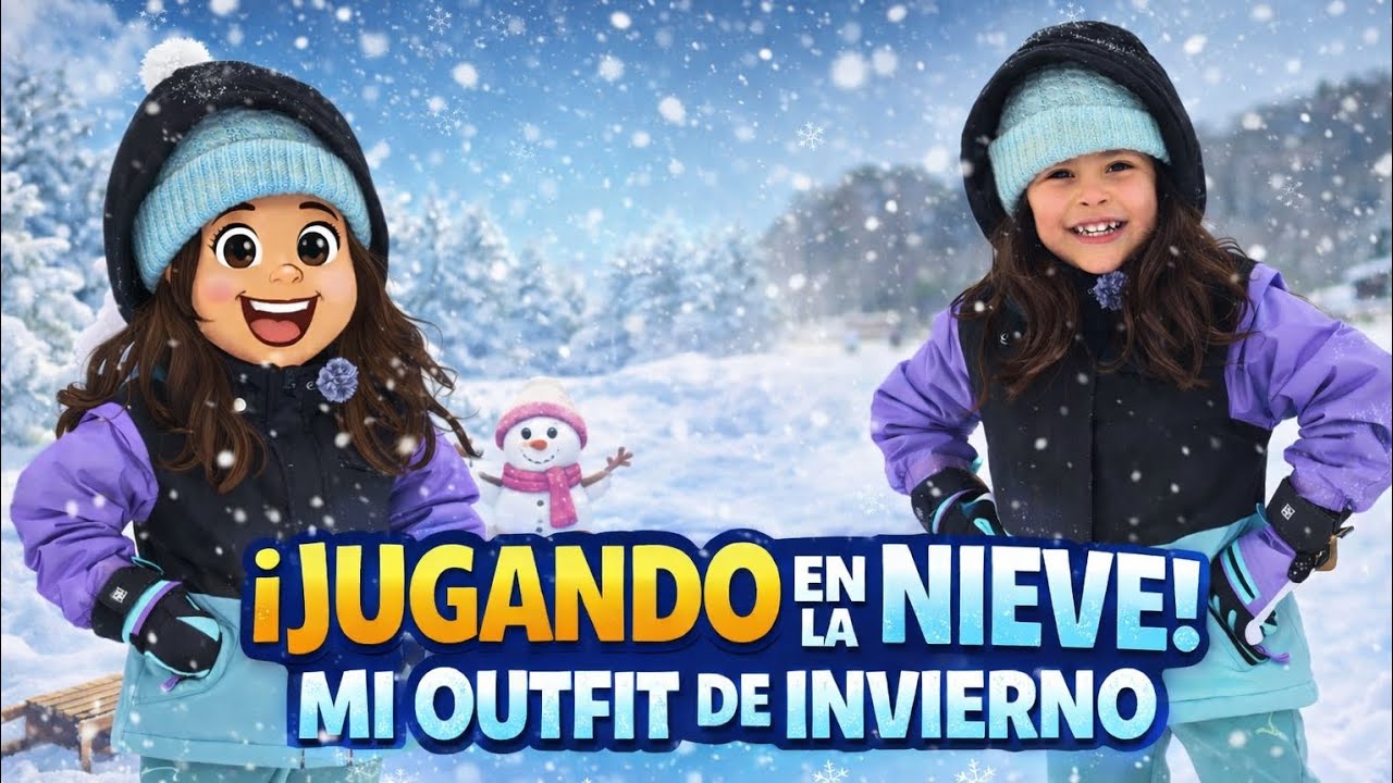 ❄️ ¡Jugando en la Nieve!⛄ ¡Mi Outfit de Invierno!