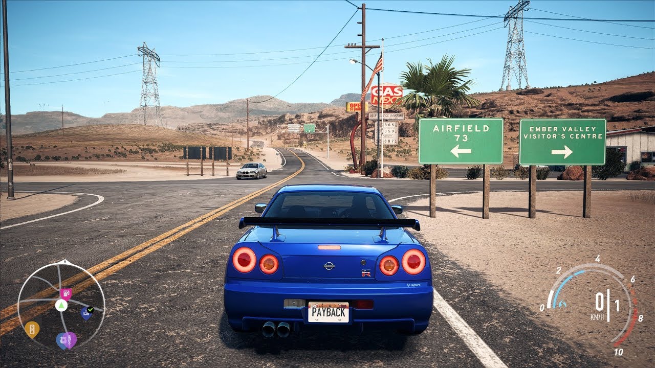 Need For Speed: Payback - Nissan Skyline GT-R V-Spec (1999) - Open World Free Roam Gameplay HD