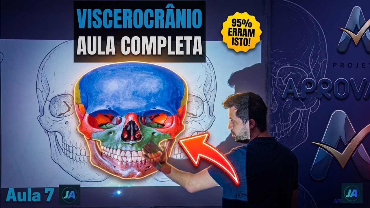 Osteologia do Crânio | Viscerocrânio (Ossos da Face) | AULA 7