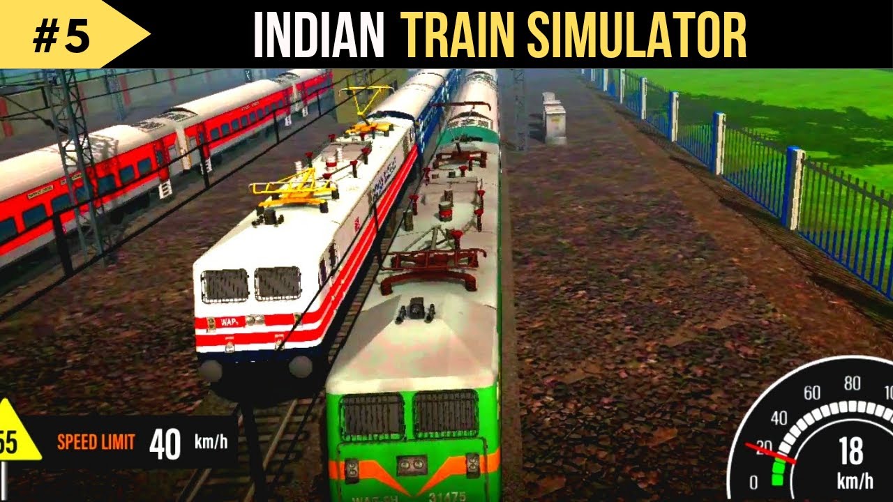 Indian train simulator - train simulator game - android gameplay