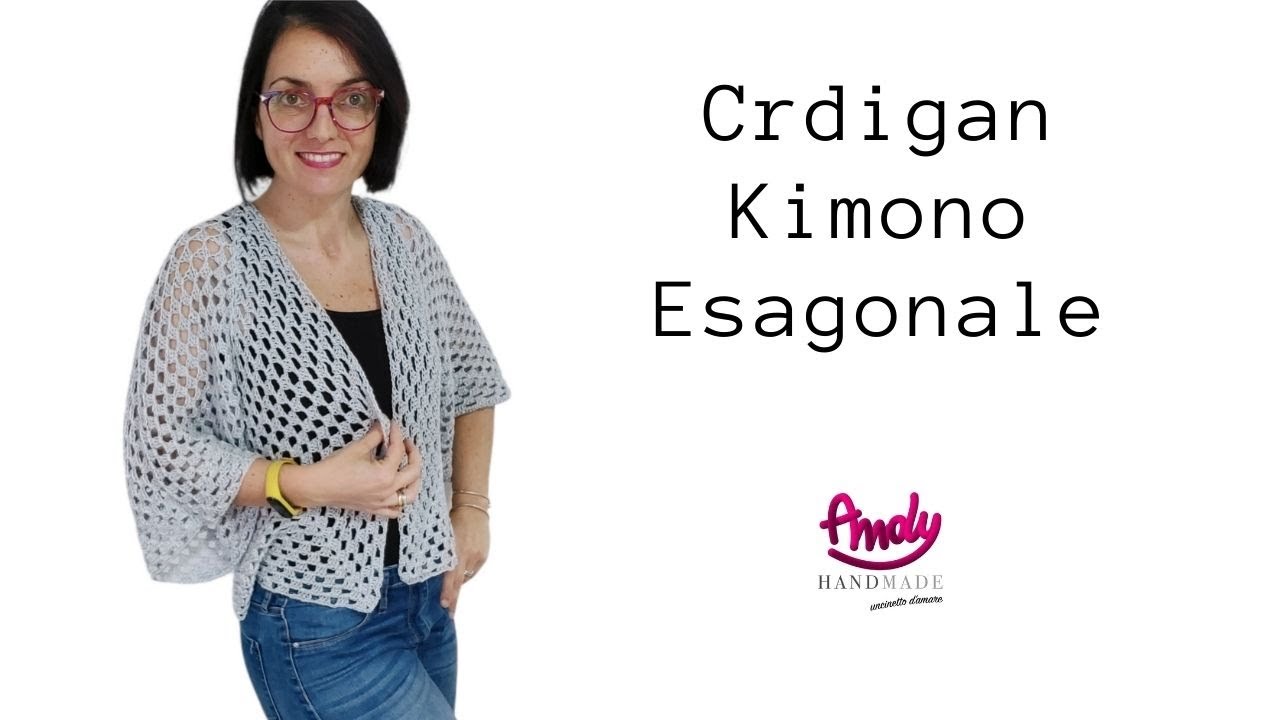Tutorial Cardigan KIMONO ESAGONALE UNCINETTO