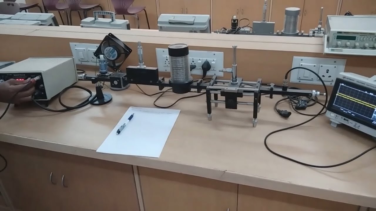How to measure the operating frequency of a Reflex Klystron