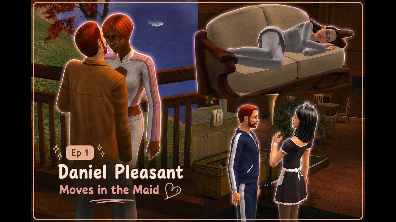 Daniel Pleasant Moves in the Maid | The Sims 2 Megahood (No Commentary) Ep. 1