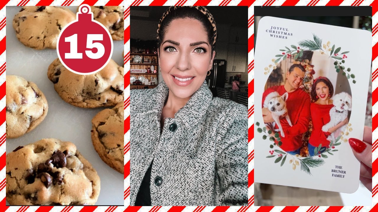 VLOGMAS 2021 ❄ Day 15 | Our Christmas Card, Best Chocolate Chip Cookies
