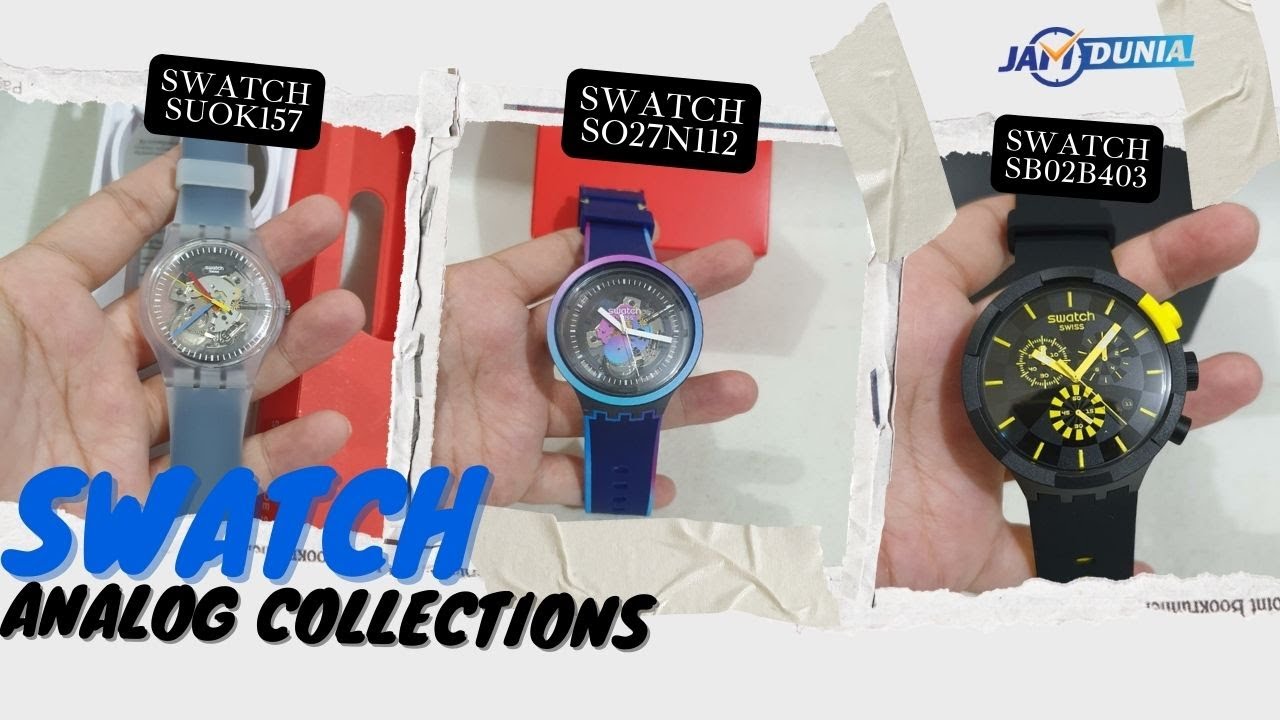 SWATCH ORIGINAL - SUOK157, SO27N112, SB02B403