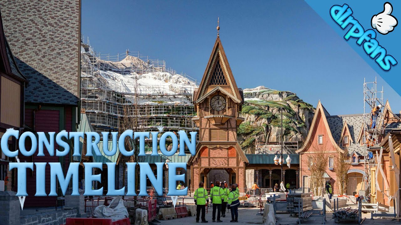 Disneyland Paris Frozen Land Construction Update Timeline