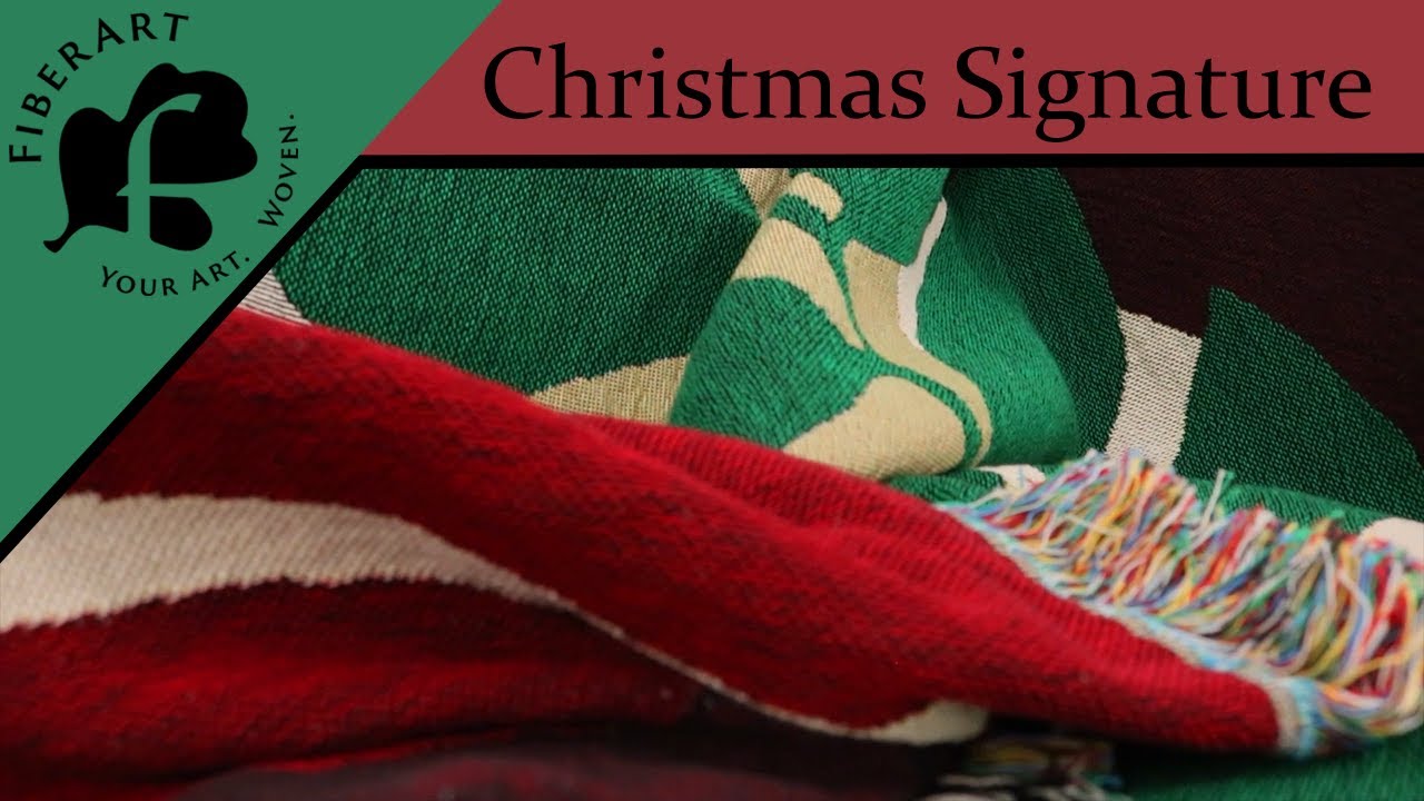 Christmas Signature - FiberArt