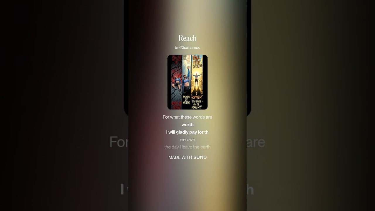 Reach (Lyrics by Quincent Von Soul - @2PairsMusic  on Suno AI