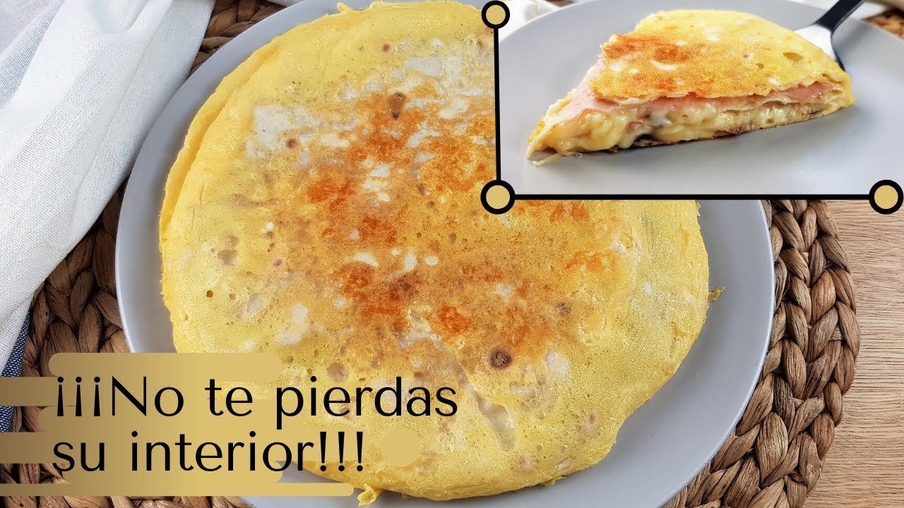 ⭐Una TORTILLA diferente ¿Te Sorprenderé? Idea de cena rapida y facil.