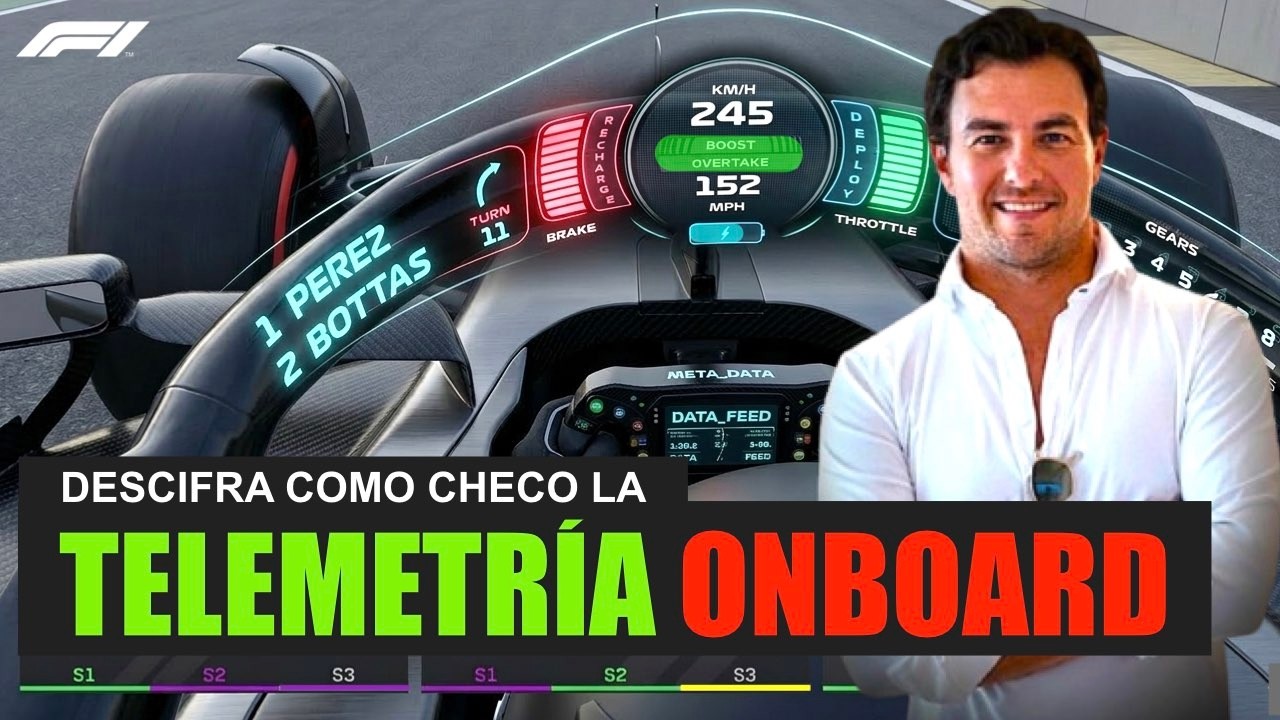 ANALIZA Como EXPERTO y Como CHECO la COMPLEJA e IGNORADA Telemetr&iacute;a F1