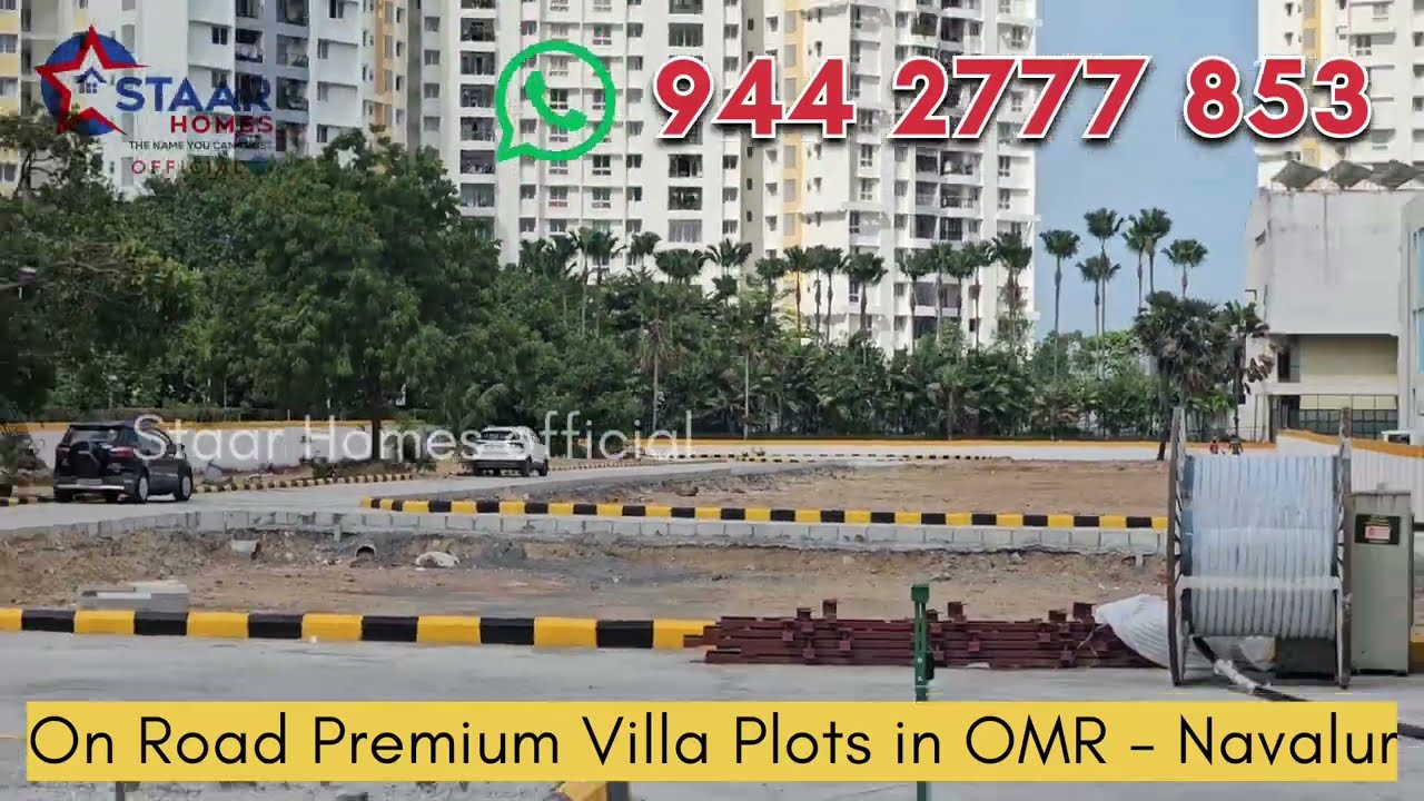 Opposite Vivira Mall 💥 | Premium Gated Villa Plots ✨ in Navalur OMR | 12,499 Rs Only ✨ #staarhomes