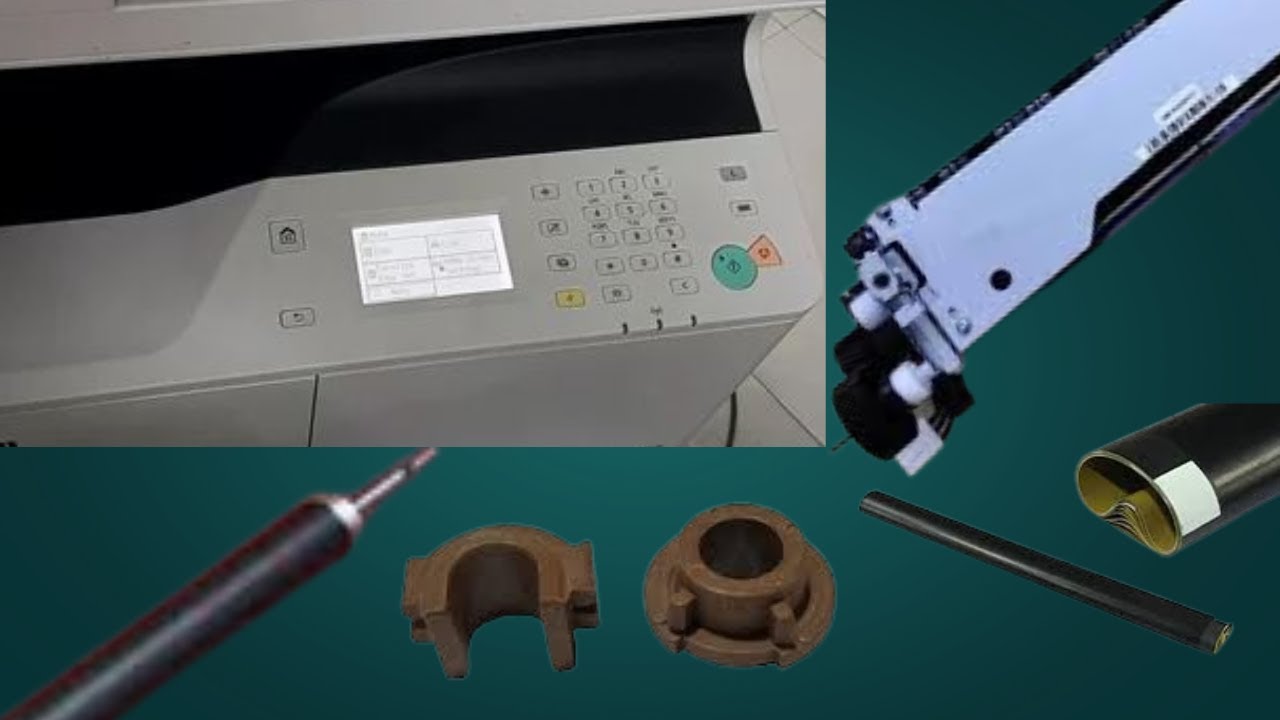 CANON IR2202, IR2204, IR2204 FUSER FILM REPLACING | HOW TO FIXING UNIT REPLACE IN CANON Copier |