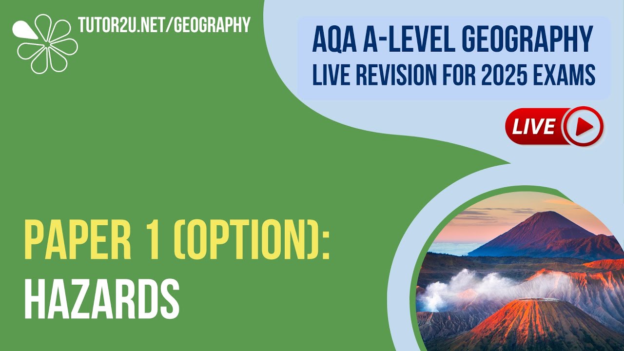 AQA A-Level Geography Live Revision | Hazards (Paper 1 Optional Topic)