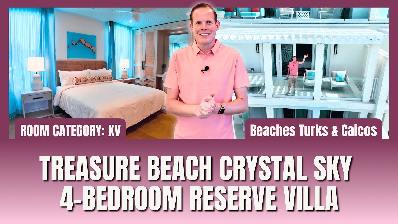 XV Full 4K Tour (2026): Treasure Beach CrystalSky 4-Bedroom Reserve Villa | Beaches Turks & Caicos