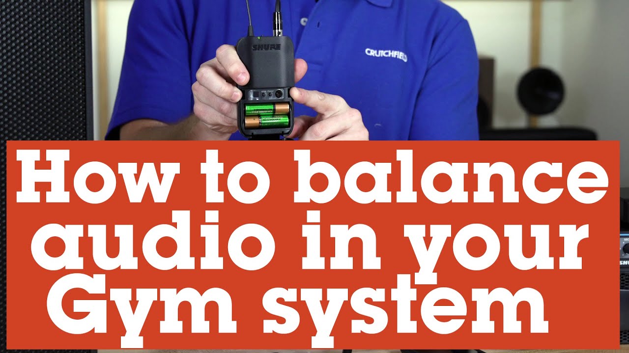 Balancing audio sources in your commercial gym audio system | Crutchfield