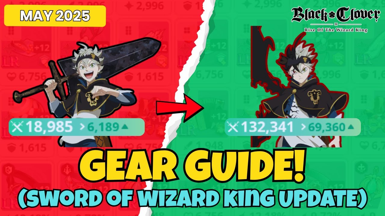 ULTIMATE GEAR GUIDE | Black Clover Mobile Tips & Builds 2025