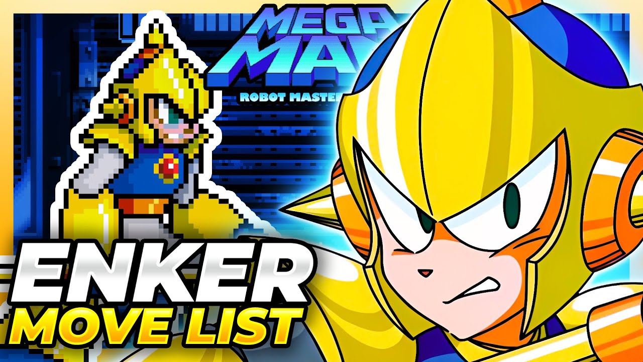 ENKER MOVE LIST - Mega Man: Robot Master Mayhem (RMM)