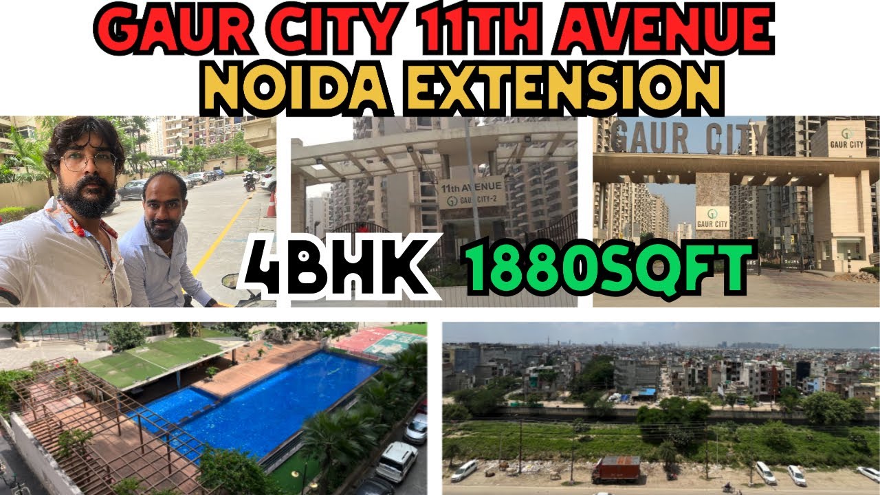 4bhk 1880sqft in 11th Avneue gaur city noida extension #resale #realestate #noidarealty #4bhk #ncr 