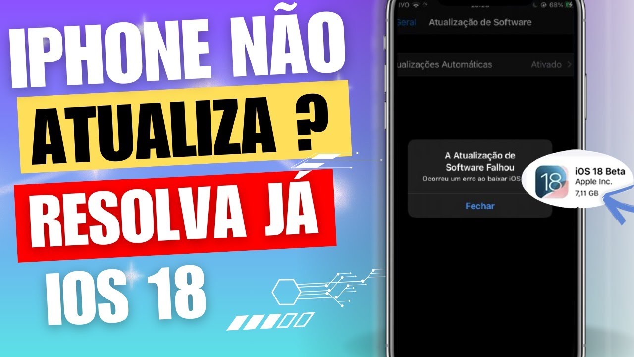 😱🔥😰Não Foi Possível Buscar Atualizações? [5 Formas 2024] | Qualquer iPhone Compatível