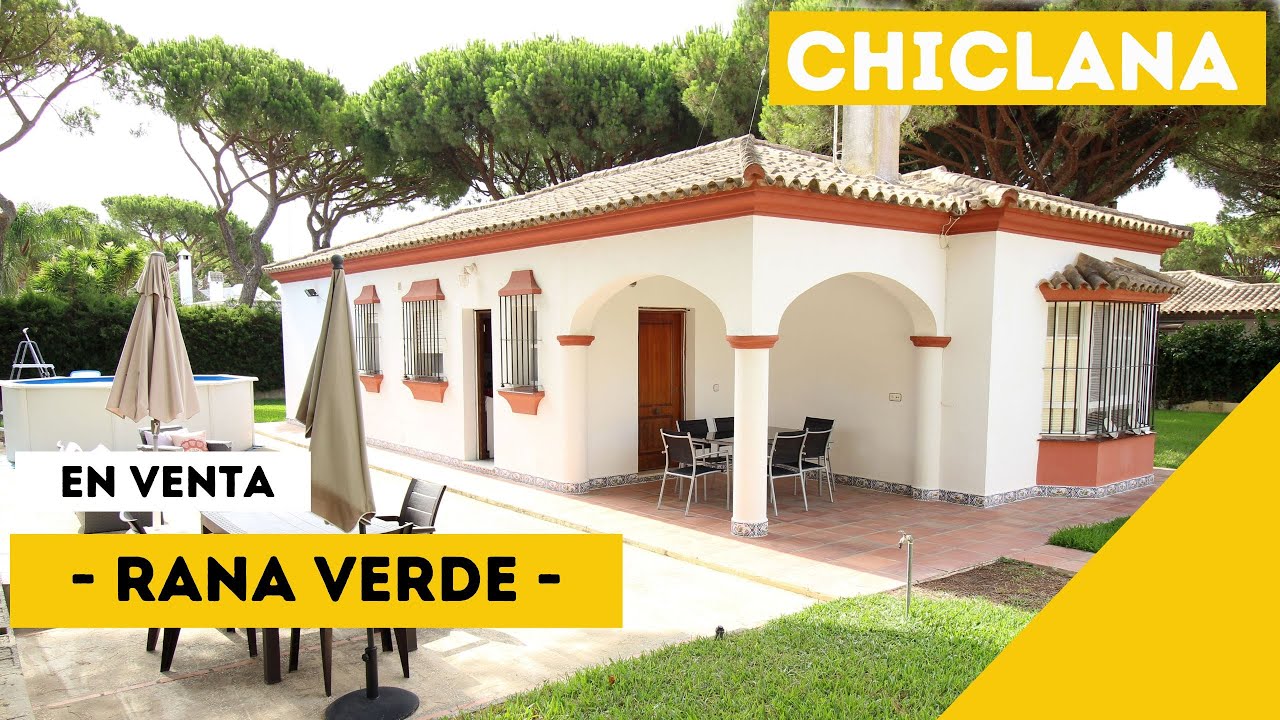 Chiclana, La Rana Verde, Chalet con JARDÍN DE 1000 m2, Inmobiliaria en Chiclana de la Frontera