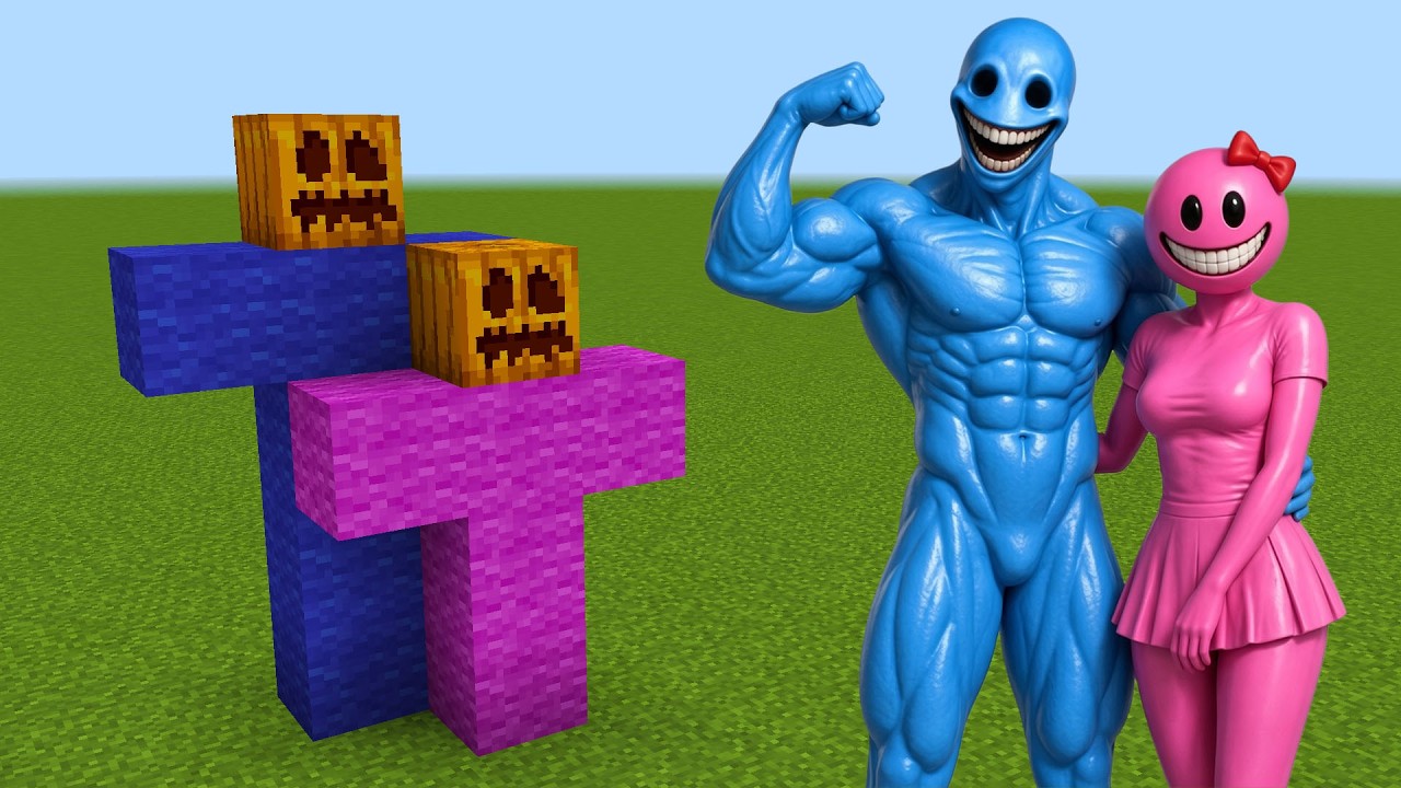 MUSCULAR FALSITY HORROR MOD x LOVITY ADDON IN MINECRAFT!