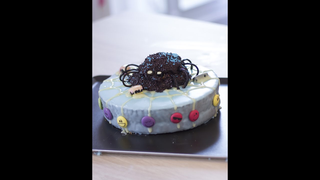 Halloween : Gâteau araignée