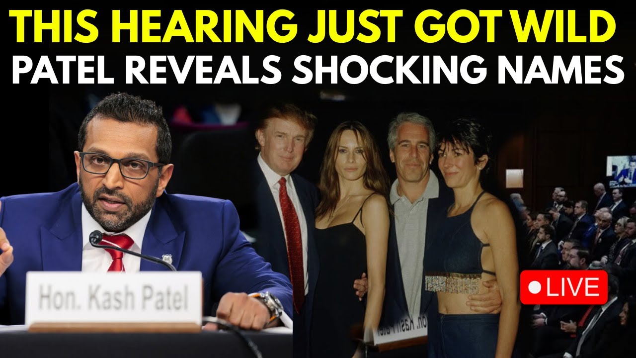 LIVE | Kash Patel Drops Bombshells in Epstein Congress Hearing | Congress Hearing Live | Kash Patel