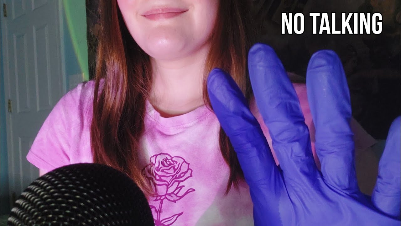 Fast and Aggressive Latex Gloves Sounds ASMR (no talking)